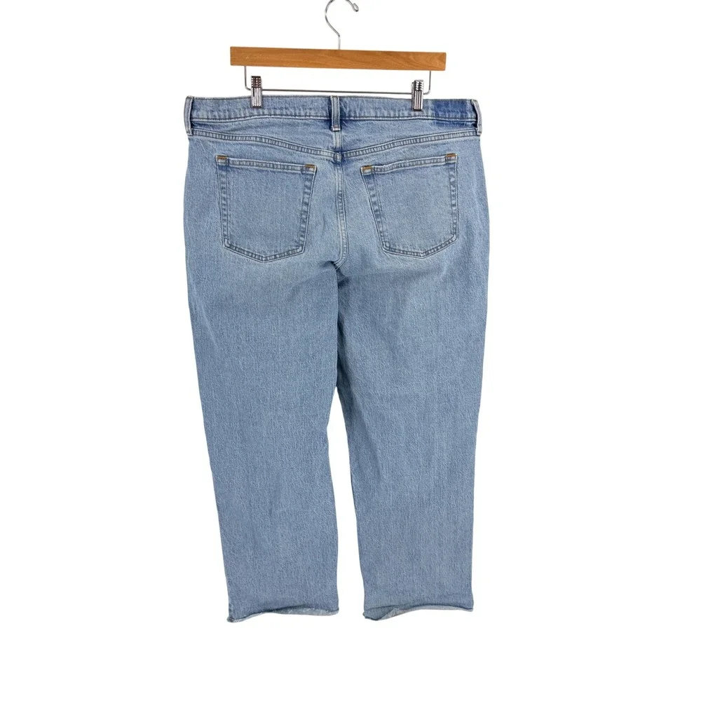 Abercrombie & Fitch The Baggy Low Rise Jeans‎ Light Rise 33/16R Curve Love
